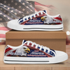 Custom Name American Pride Patriotic 250th Anniversary Eagle Canvas Shoes HA75 921048