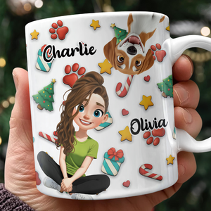 Personalized Dog And Human Mug For Dog Lover TH10 896261