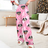 Custom Dog Cat Face Christmas Pattern Sweatpants, Cozy Holiday Gift for Family & Friends LM32 670107