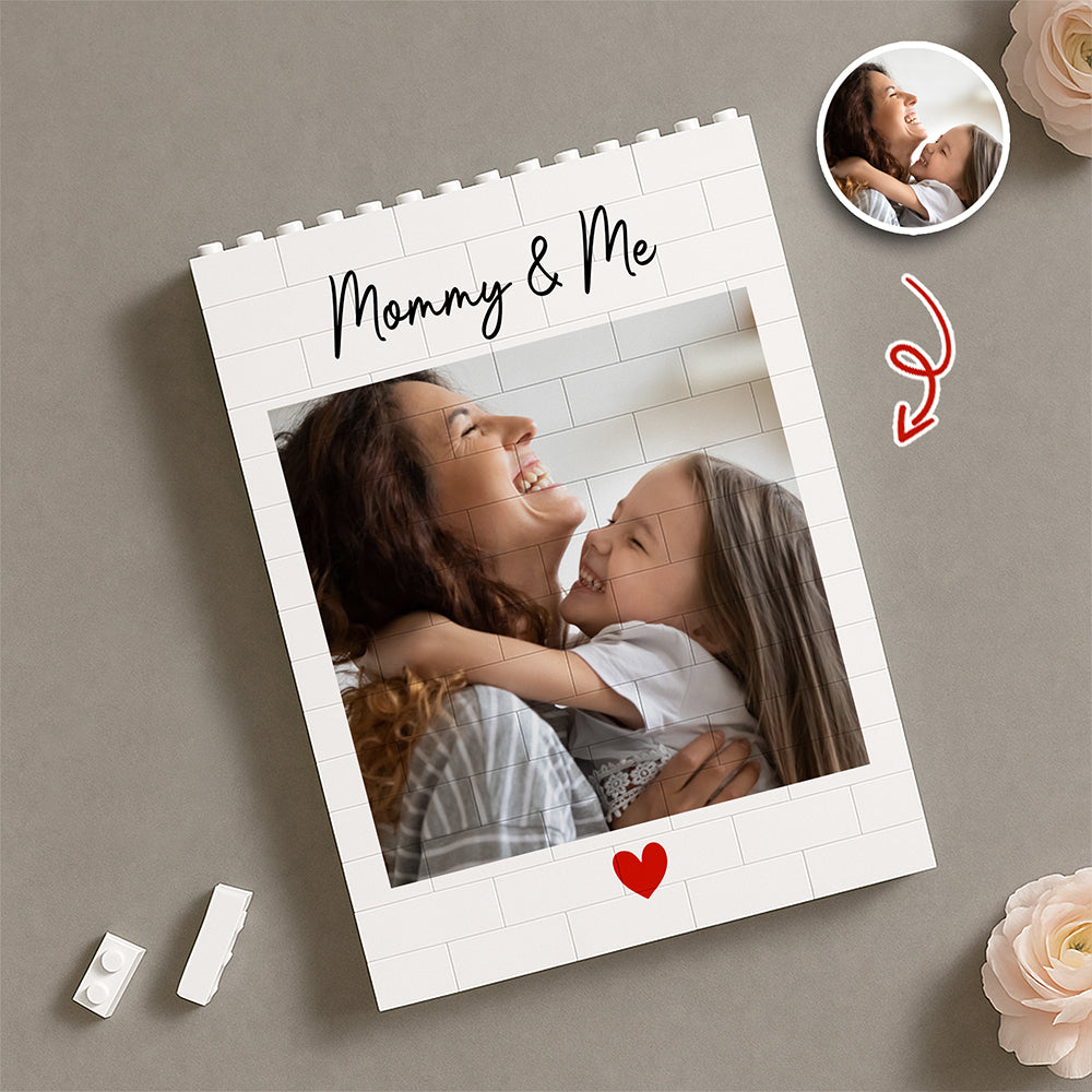 Custom Photo I Love You Mom Happy Mother's Day Building Block CH07 910778
