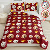 Custom Pet Photo Accessories Pattern Dog Cat Quilt Bedding Set HO82 900490