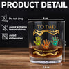 Custom Kid Names To Papa From The Reasons You Drink Whiskey Glass CH07 911230