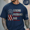 Personalized Legend, Husband, Dad And Grandpa Dark Shirt Gift For Dad, Father's Day HO82 902502