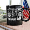 Justice for Charlie Kirk - Prayers Up for Charlie Black Mug HA75 64490
