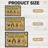 Personalized Welcome to Our House For Dog Lovers Doormats LM32 893387