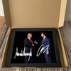 Charlie Kirk - Donald Trump Autographed Signed Picture Frame LM32 65505