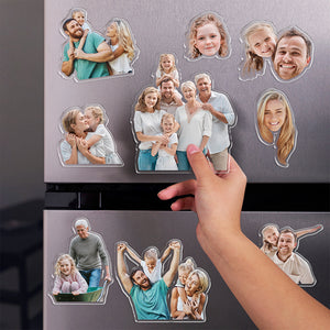 Custom Photo Family Personalized Acrylic Fridge Magnet Family Gift HA75 897910
