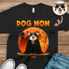 Dog Mom Dark Night - Custom Dog Halloween Photo Dark Shirt Gift For Dog Lovers CH07 899438