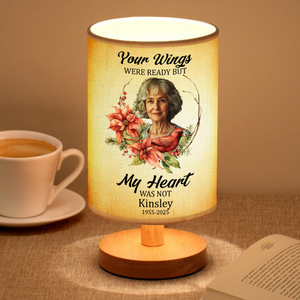 Custom Photo Dad Mom In Heaven Fabric Lamp TH10 892849