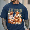 Personalized Vintage Photo Merry Christmas Comfort Shirt, Custom Family Holiday Gift HA75 922114