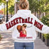 Custom Photo Basketball Mom Shoulder To Shoulder Sweatshirt CH07 181178