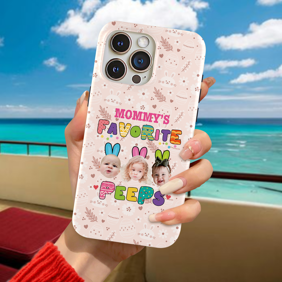 Custom Photo Favorite Peep For Easter Day Phone Case Gift For Grandma, Mom HA75 920242
