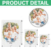Personalized Photo Family Watercolor Building Brick Blocks Christmas Gifts HA75 919048