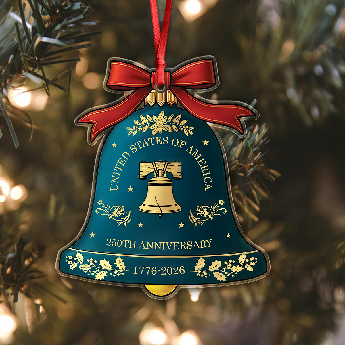250 Years Anniversary United States of America Acrylic Ornament Decor Gift HO82 900376