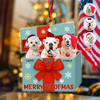 Custom Dog Photo Merry Woofmas Acrylic Ornament Gift For Dog Lovers HO82 900008