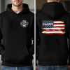 Proud To Be American Dad Personalized US Flag Back & Front Dark Shirt CH07 895778