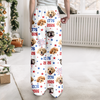 Custom Dog Cat Photo Firework USA Red White Blue Matching Sweatpants LM32 895851