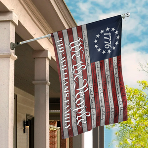 We the People - 250 Years America Anniversary Custom Family Name House Flag CH07 899146
