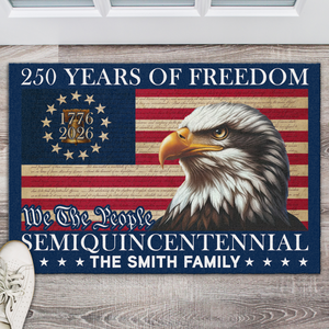 250 Years of Freedom Semiquincentennial Eagle American Flag Doormat CH07 910270