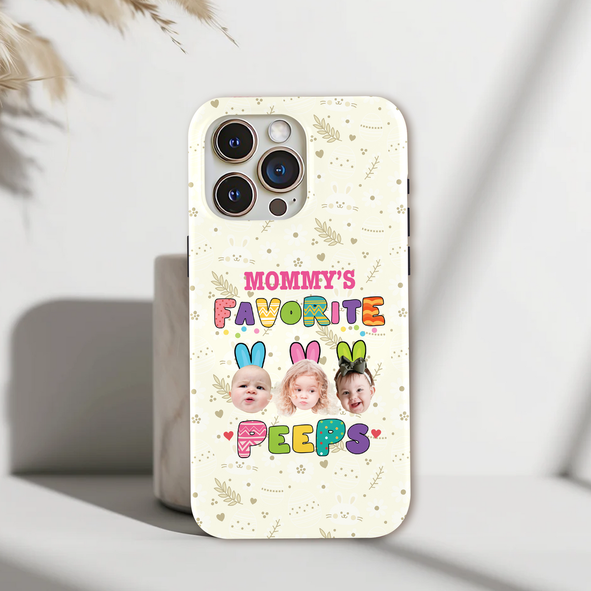 Custom Photo Favorite Peep For Easter Day Phone Case Gift For Grandma, Mom HA75 920242