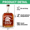 America 250 Years Happy 250th Birthday USA Whiskey Bottle HA75 898100