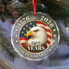 250 years of America American Independence Day Glass Ornament HA75 897120