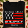 America 250th Anniversary Semiquincentennial Dark Shirt HO82 900110