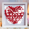 Personalized Butterfly Mom Flower Shadow Box Mother's Fay Gift CH07 895462
