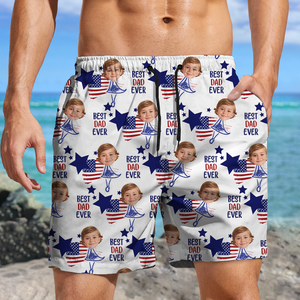 Custom Photo Best Dad Ever Beach Short For Summer TH10 892897