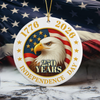 250 Years Of America Ceramic Ornament Independence Day Gift HA75 897846