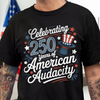 250 Years America 250th Anniversary USA 4th of July Dark Shirt HO82 894810