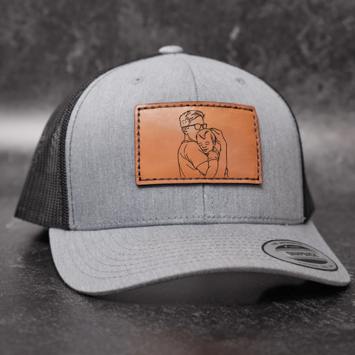 Custom Outline Portrait Family Classic Cap TH10 894025