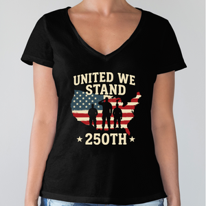 United We Stand 250th Anniversary USA Veteran Dark Shirt HA75 897302