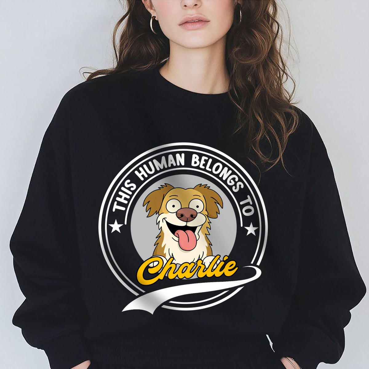 This Human Belongs To Me Dark Shirt For Dog Lover TH10 892685