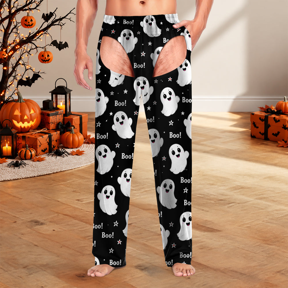 Personalized Men's Funny Chaps Pajama Pants, Novelty Holiday Gift LM32 670133