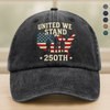 United We Stand 250th Anniversary USA Veteran Washed Denim Baseball Cap HA75 897314