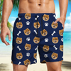 Custom Photo Face Dog With Bone Beach Short TH10 892763
