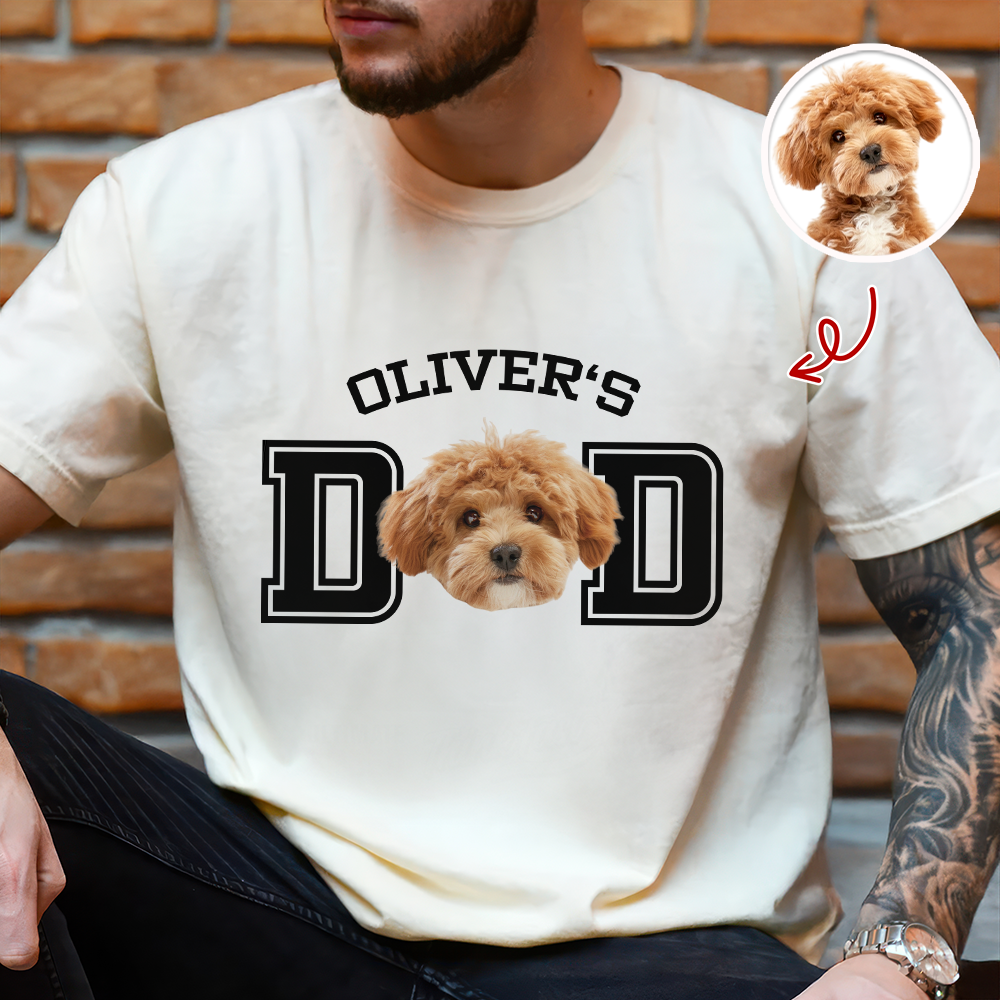 Custom Photo Dog Dad Comfort Shirt For Dog Lovers HA75 897640