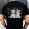 Custom Vintage Photo Best Dog Dad Ever, Best Cat Dad Ever Back Dark Shirt CH07 911538