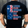 Legend, Husband, Dad And Grandpa - AUS Flag Version - Personalized Back Shirt TH10 894175