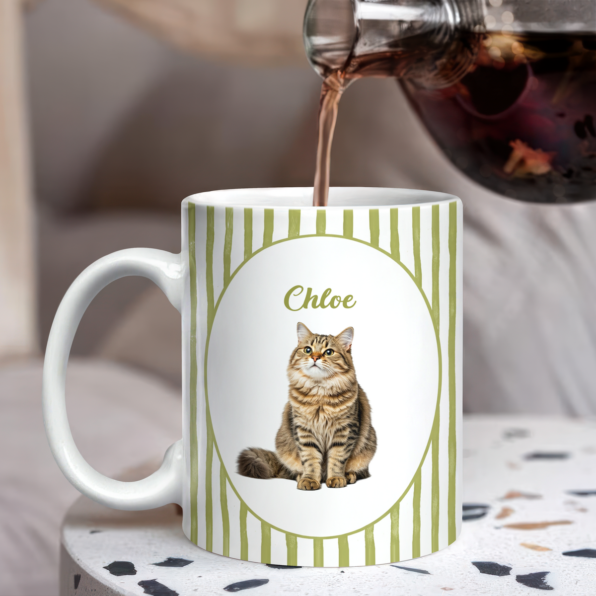 Custom Pet Photo Vintage Coffee Mug Gift For Pet Lovers TH10 898791