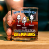 Happy Father's Day Your Swimming Champion Personalized Whiskey Glass Funny Father's Day Gift CH07 895364