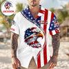 Custom Name American Pride Patriotic 250th Anniversary Eagle Hawaii Shirt HA75 921096