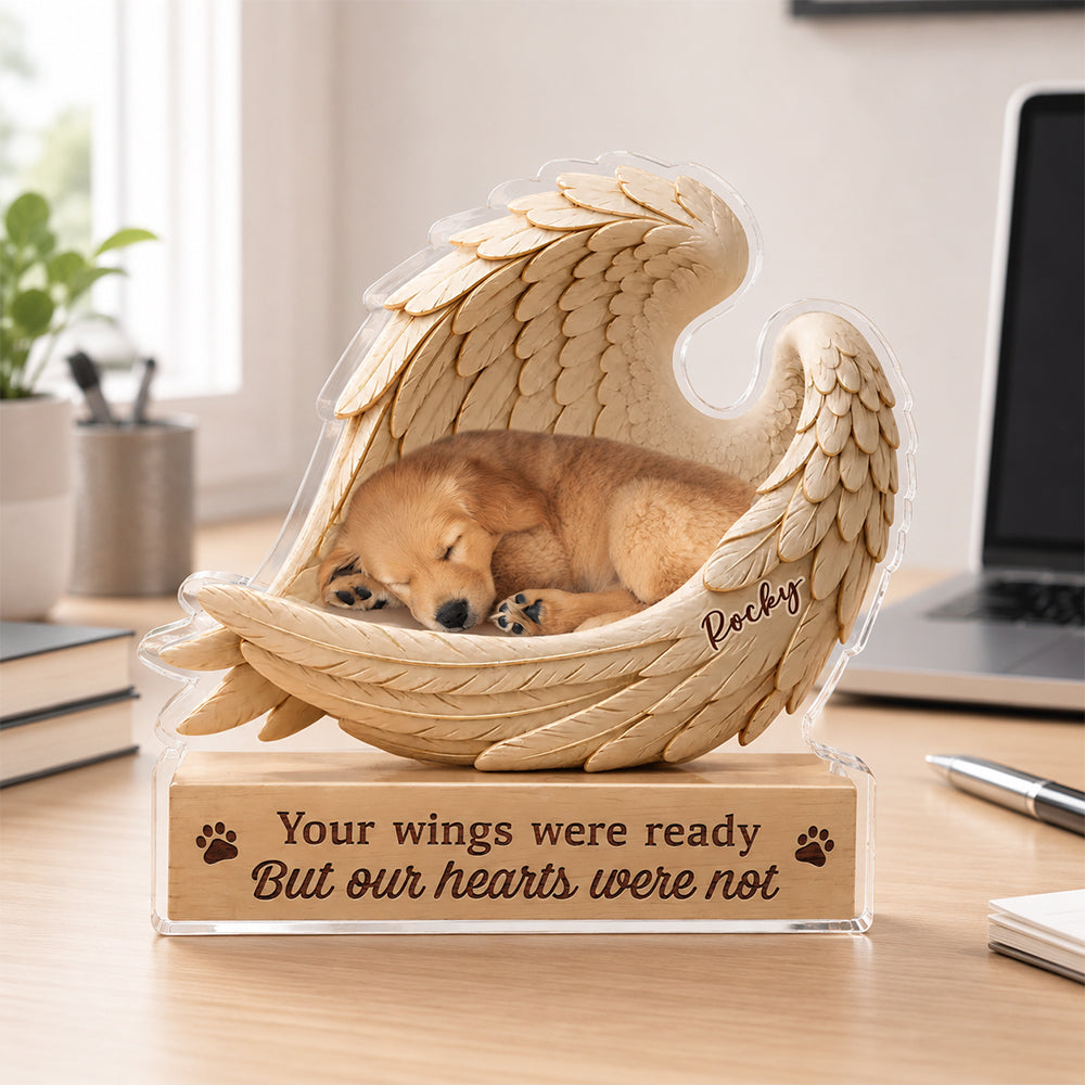 Custom Photo Memorial Sympathy Acrylic Block Plaque Gifts For Dogs, Cats Lover LM32 669643