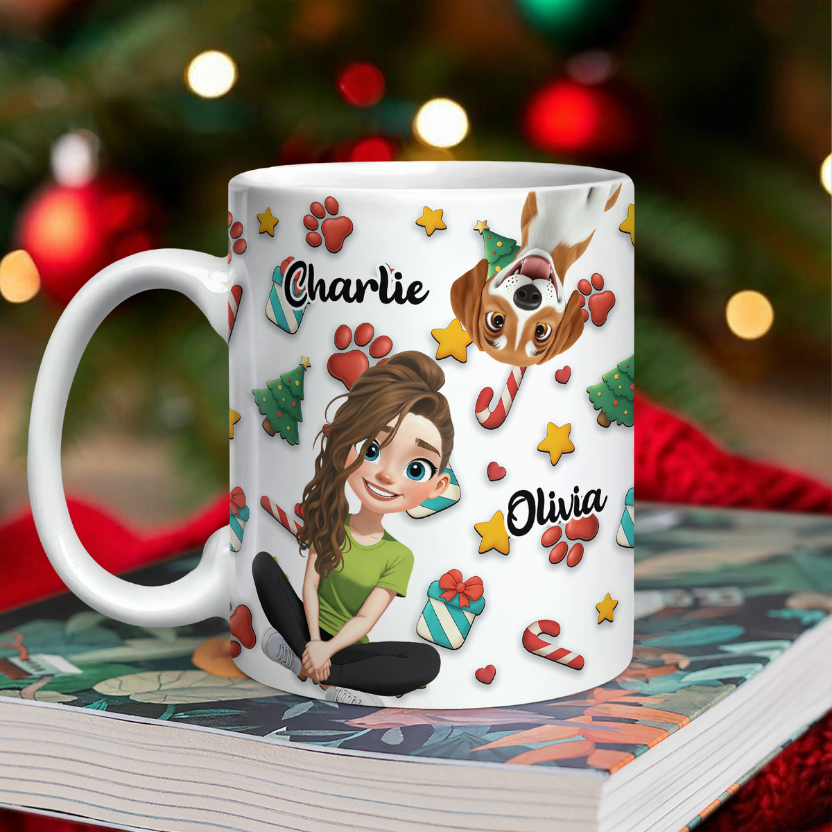 Personalized Dog And Human Mug For Dog Lover TH10 896261