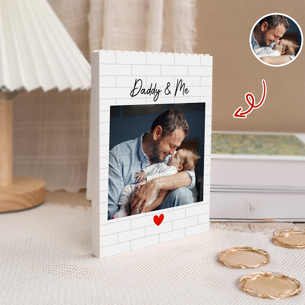 Custom Photo I Love You Dad Happy Father's Day Building Block CH07 910780