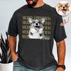 Personalized Vintage Dog Cat Photo Merry Christmas Comfort Shirt Gift For Dog Lovers HA75 922110