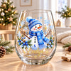 Personalized Christmas Stemless Wine Glass Gift For Family CH07 180970