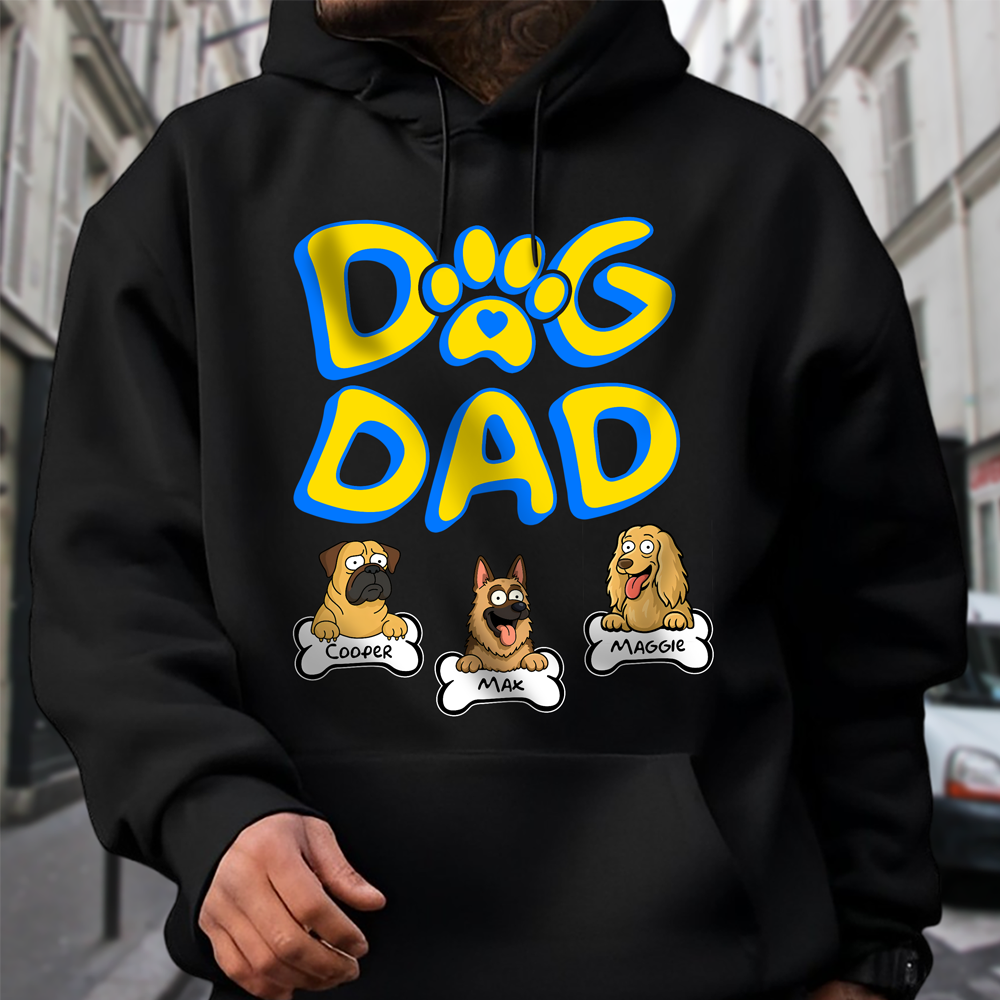 Personalized Dog Mom Dog Dad Dark Shirt Dog Lovers Gifts CH07 895640