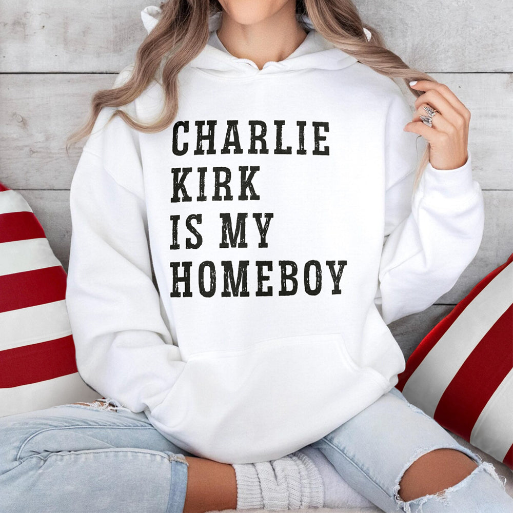 Charlie Kirk Is My Homeboy Bright Shirt HA75 644017